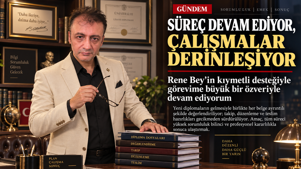 Diploma gecikmesi diploma hakkının kaybı anlamına gelmez. Yeni teslimatlar süreçte ilerlemenin sürdüğünü gösteriyor.